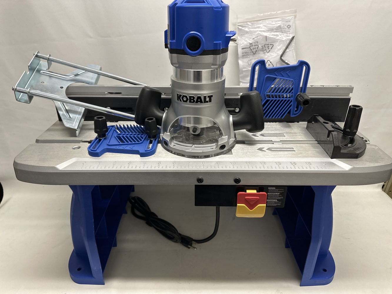Kobalt router with table hotsell